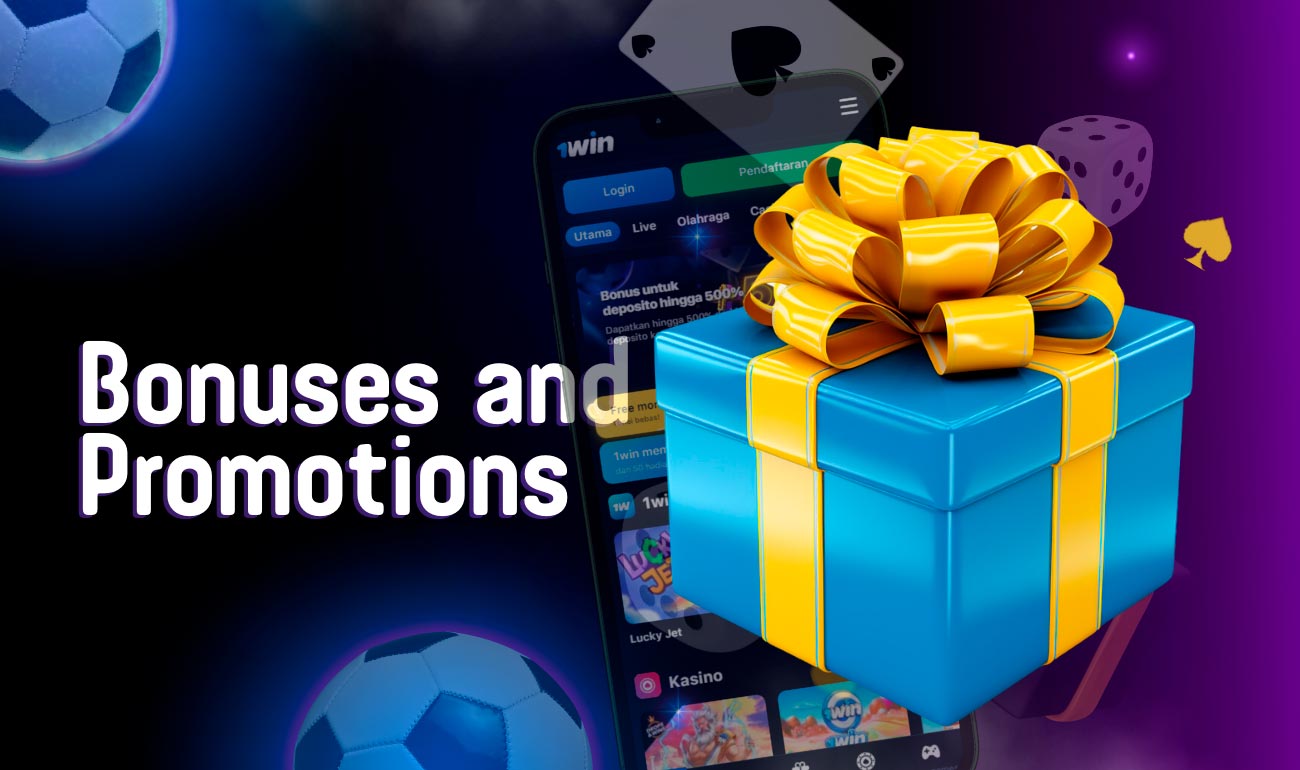 Bonuses and a 500% Deposit Bonus with the 1win Mobile App in Indonesia